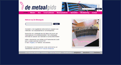 Desktop Screenshot of demetaalgids.nl